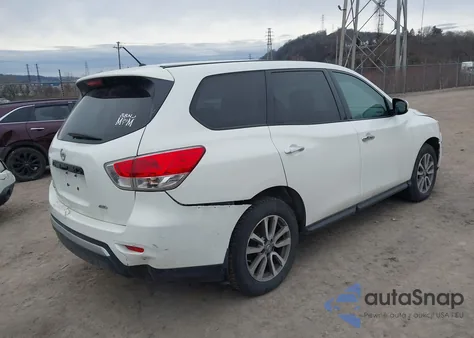 2014 Nissan Pathfinder S z USA, uszkodzony, nr VIN 5N1AR2MM6EC613292